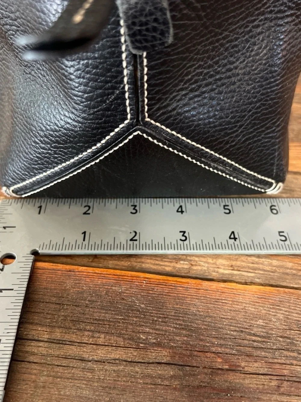TODS Black Leather Unisex Top-Handle Satchel with Detachable Strap